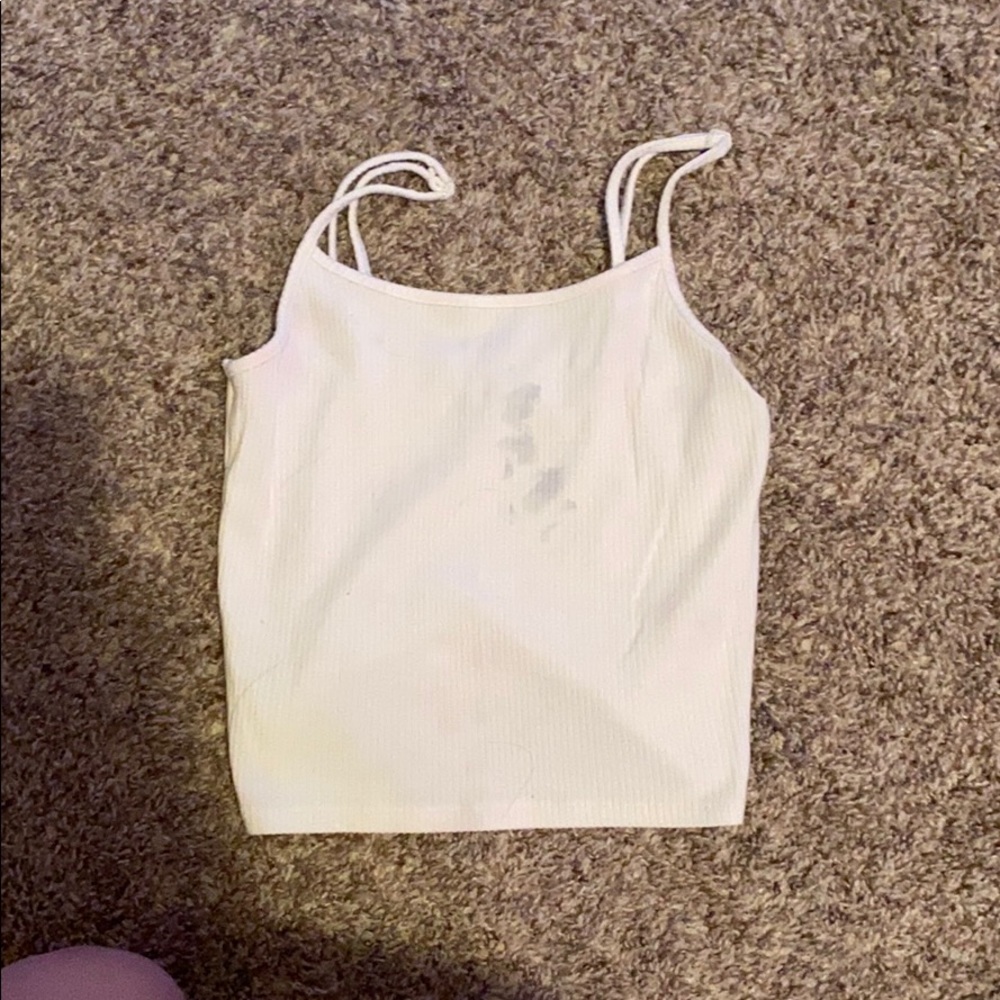 Cute cream tank top